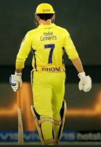 MS DHONI as CSK captain