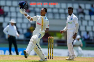 Yashasvi Jaiswal - century on debut